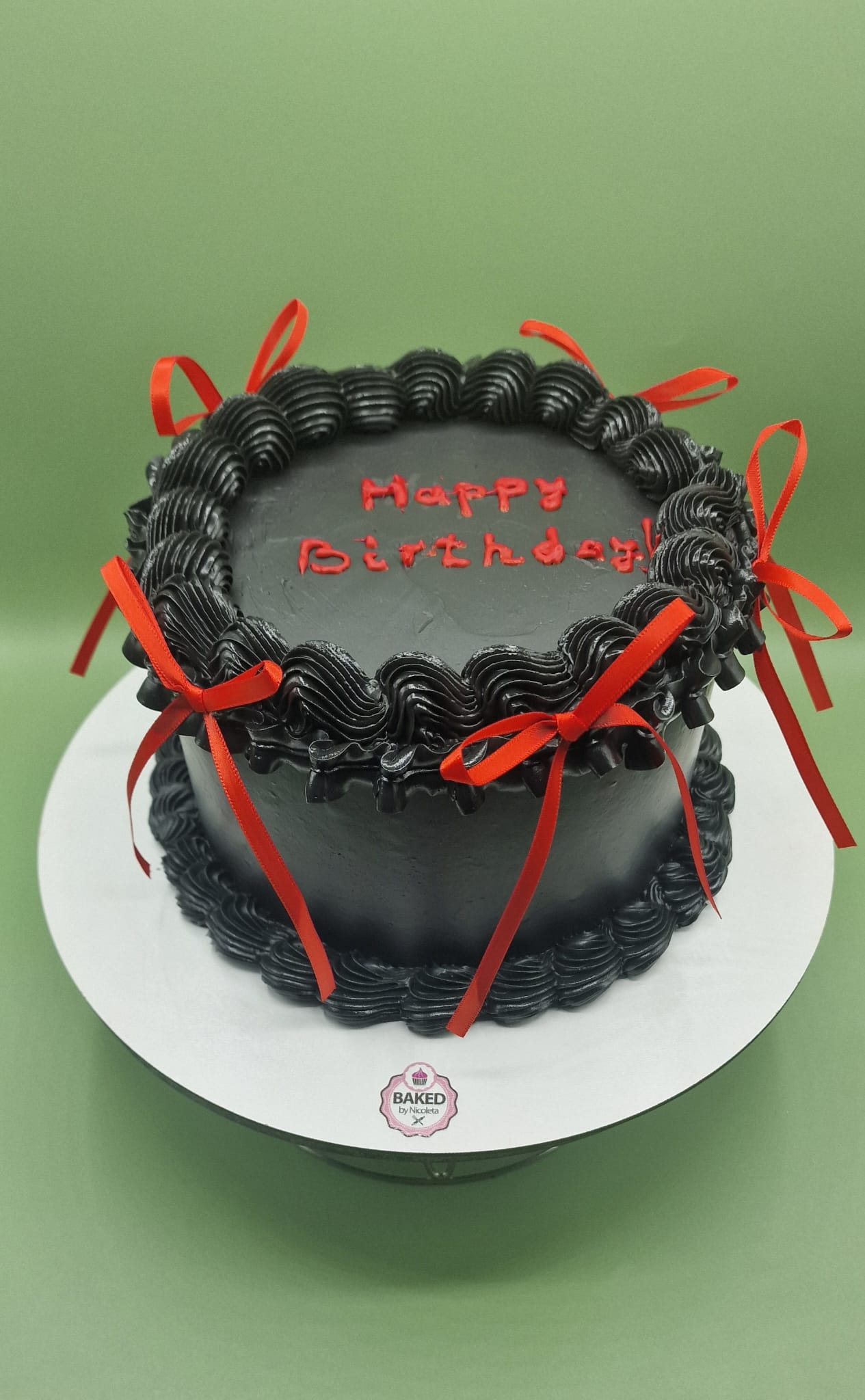Bespoke custom celebration cake for Ladies & Elegance handcrafted by Nicoleta